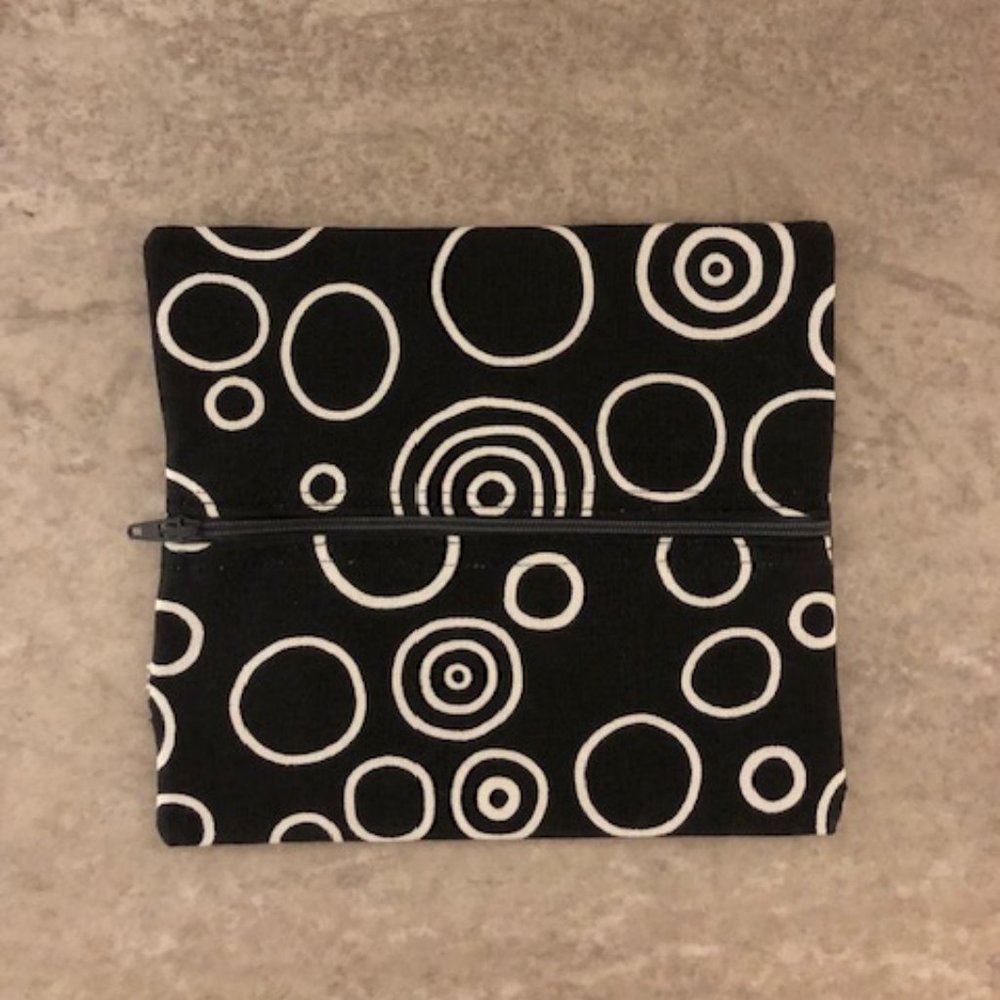 3/$12 Canvas Travel Pouch EUC